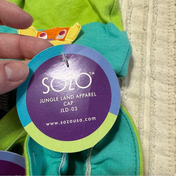 NWT Sozo Jungle Land Apparel Hat and Booties - Picture 4 of 5